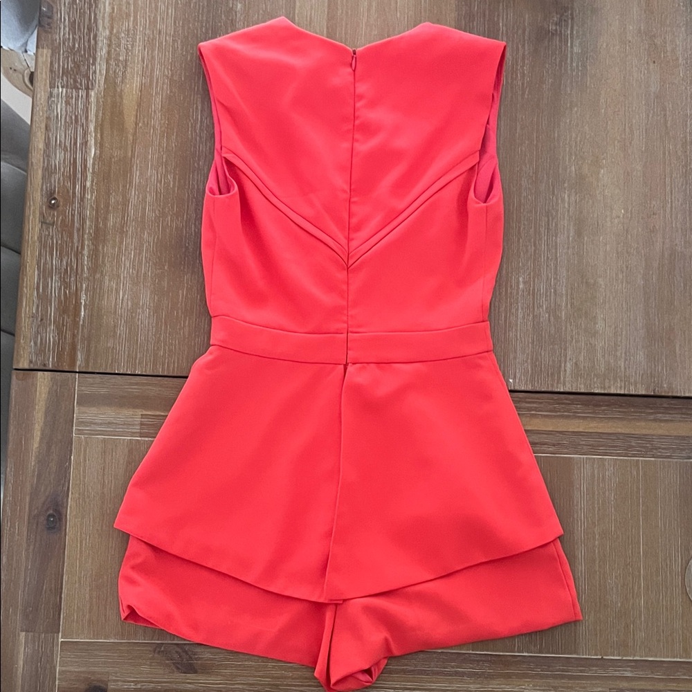 Mustard Seed size XS Red Romper - Picture 4 of 5